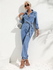 Regina | Denim Jumpsuit voor Dames