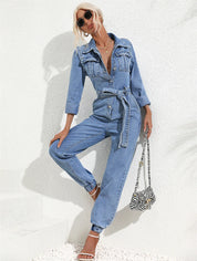 Regina | Denim Jumpsuit voor Dames