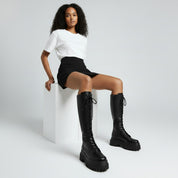 Diva | Chunky Veter Laarzen Dames, Trending, Comfortabel en Stijlvol