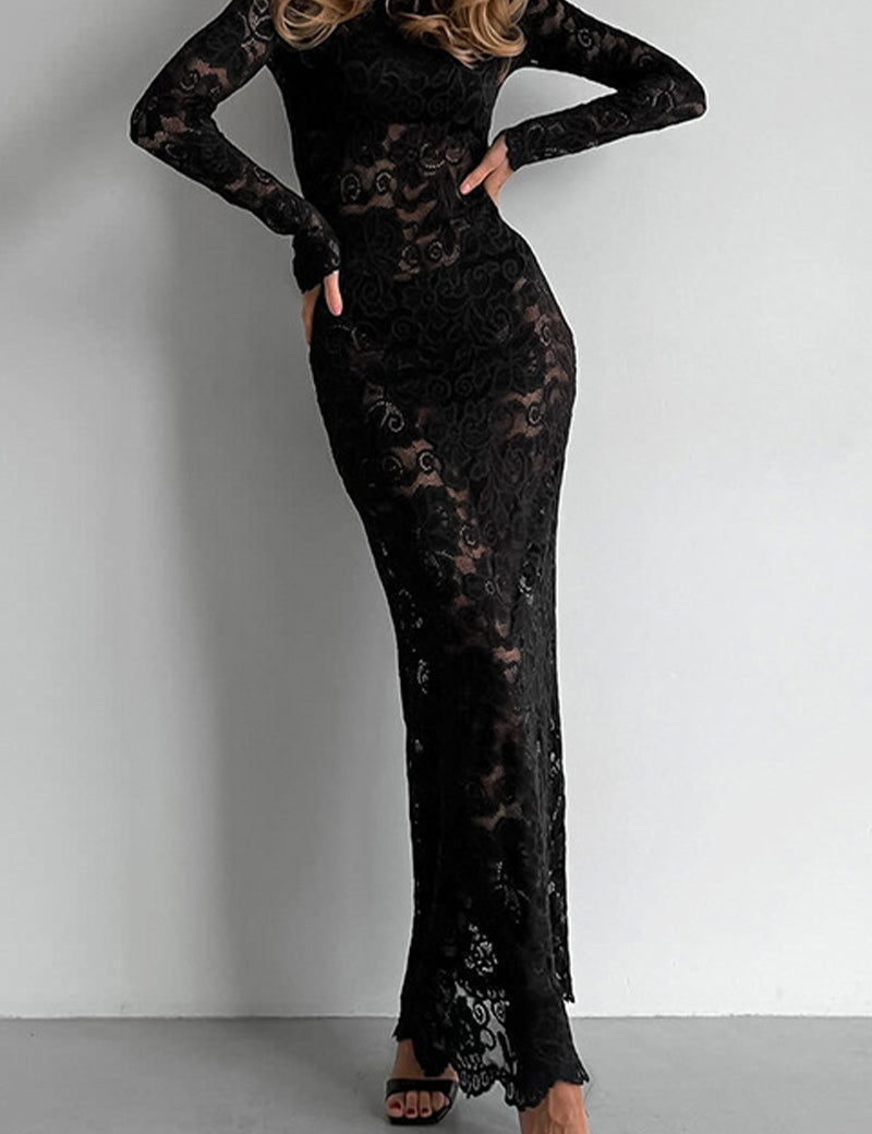 Wendy | Dames Kanten Jurk - Verleidelijk en Transparant Design 0