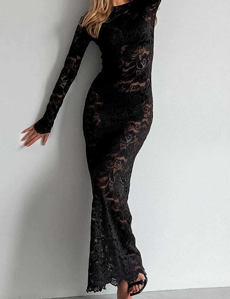 Wendy | Dames Kanten Jurk - Verleidelijk en Transparant Design 1