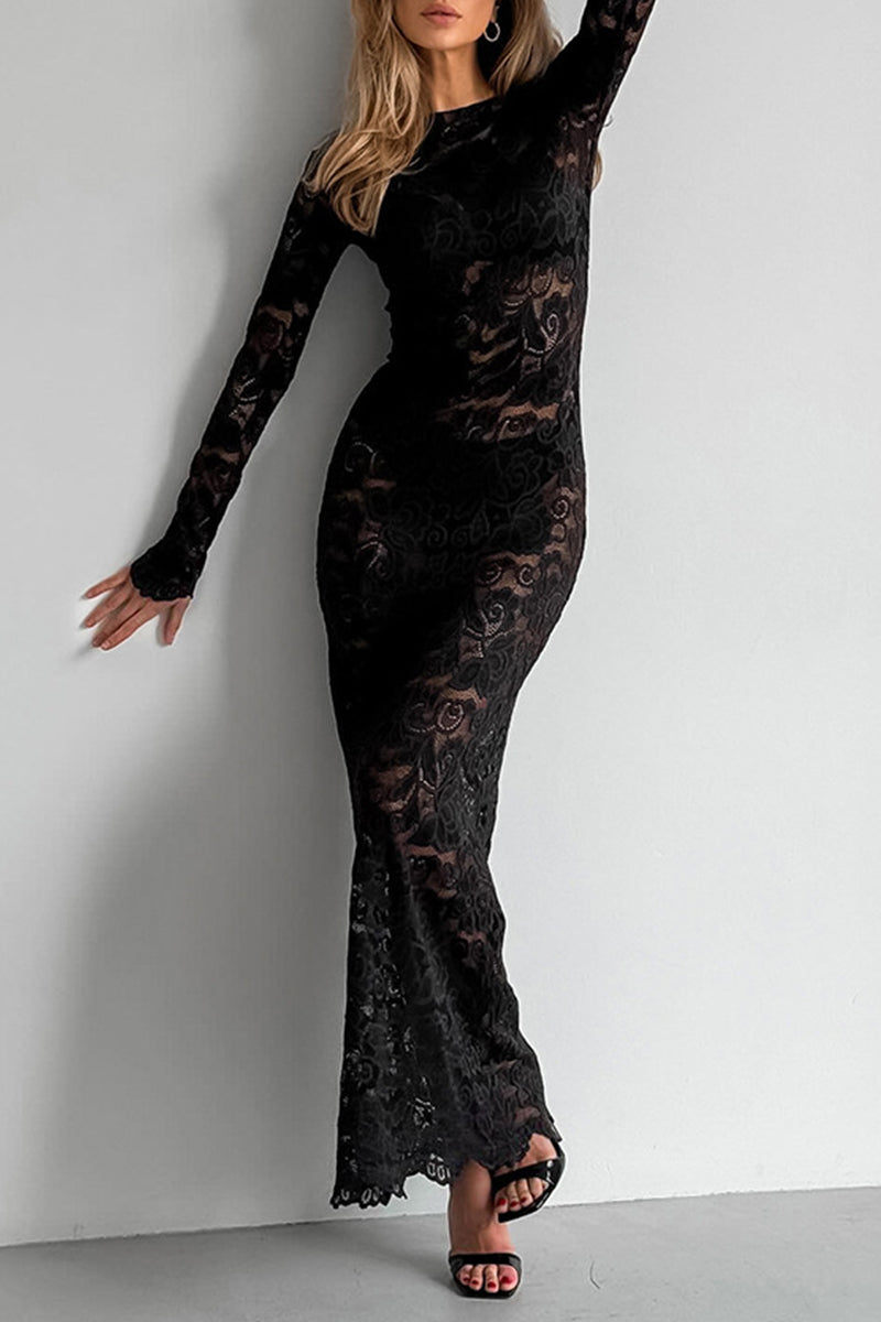 Wendy | Dames Kanten Jurk - Verleidelijk en Transparant Design 1