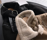 Wendy | Dames Leren Jas - Sherpa Fleece Voering, Casual Elegantie