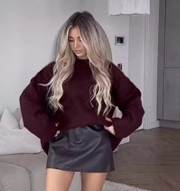 Wendy | Dames Oversized Trui - Zacht Breisel, Trendy en Comfortabel 0