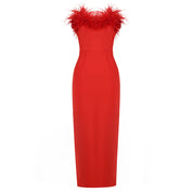 Wendy | Feestjurk Dames - Mouwloze Bodycon met Off-Shoulder, Zwart 3