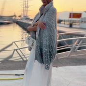 Eryka | Oversized Glinsterend Vest voor Dames – Longline & Elegant