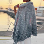 Eryka | Oversized Glinsterend Vest voor Dames – Longline & Elegant