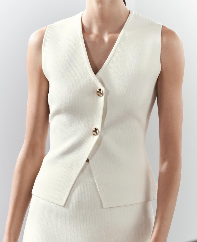 Imara | Mouwloze Gilet Top