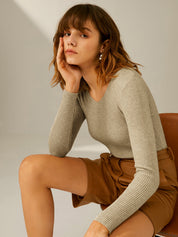 Leititia | Casual Pullover Dames - Medium Stretch, Comfy Pasvorm