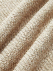 Jaxxy | Wol Blend Zipper Dames Sweater - Veel Stretch, Casual