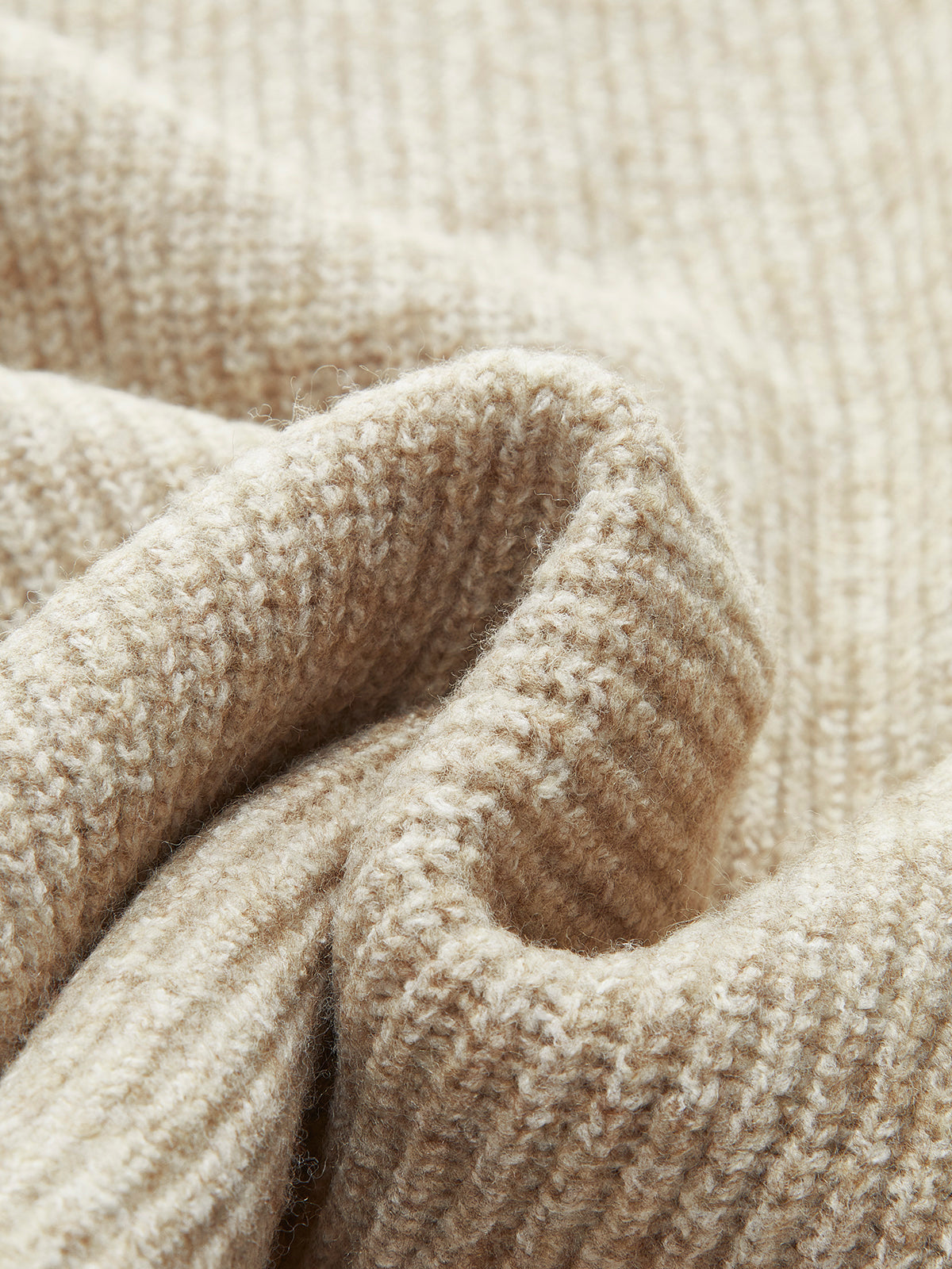 Jaxxy | Wol Blend Zipper Dames Sweater - Veel Stretch, Casual