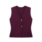 Imara | Mouwloze Gilet Top voor Dames - Elegant en Minimalistisch