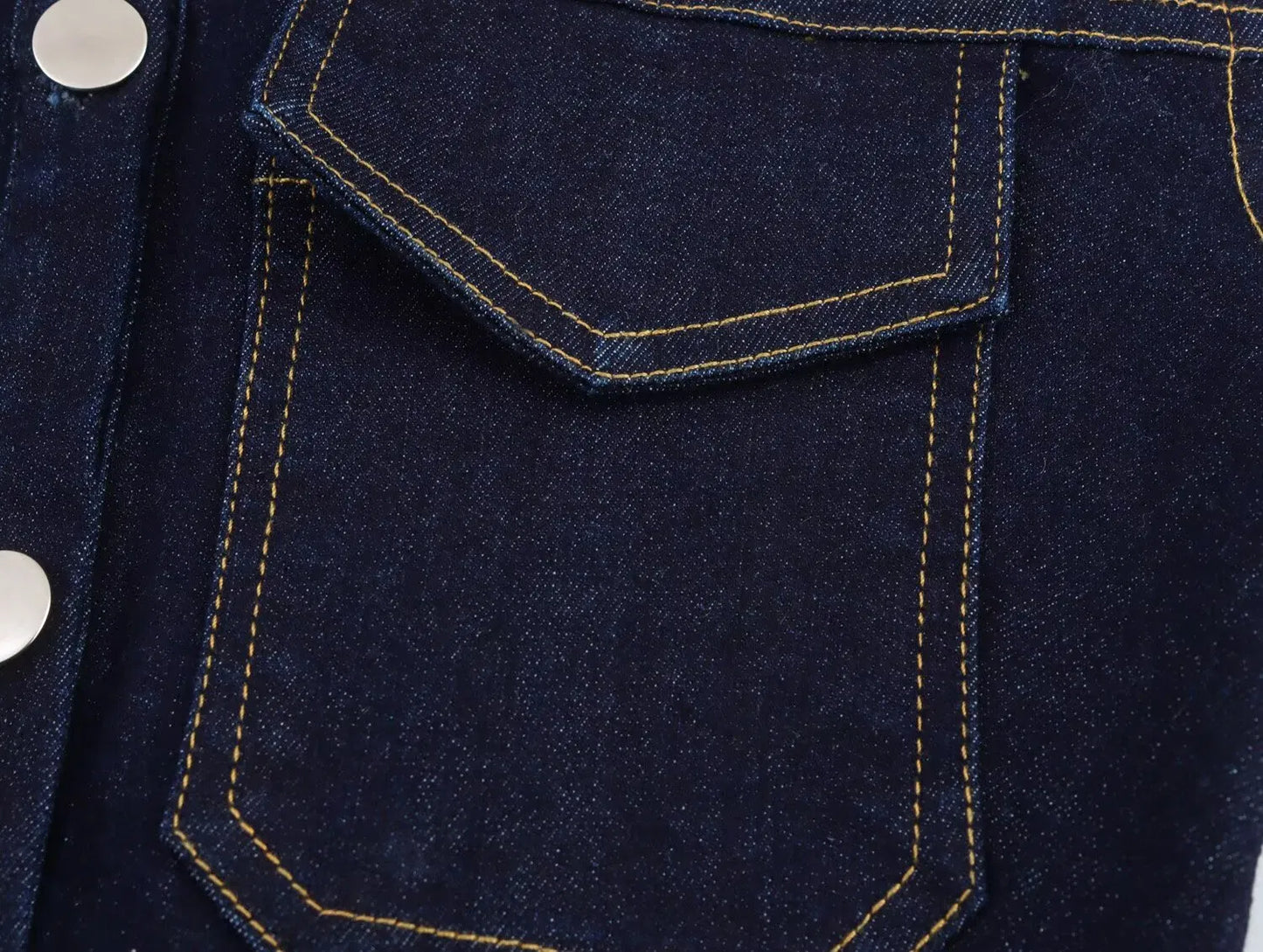 Jailey | Mouwloze Denim Mini Jurk – Getailleerde Pasvorm