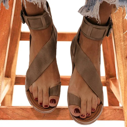Isidoja | Sandalen met Wikkelbandjes