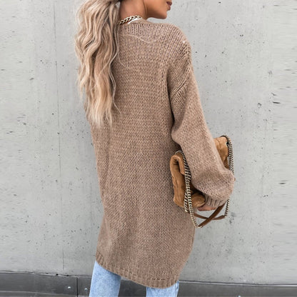 Sofia | Casual Gebreid Lang Dames Vest