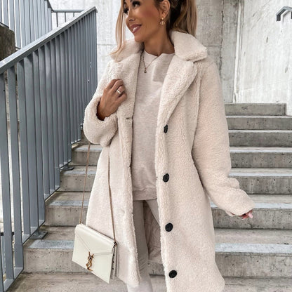 Clementine | Luxe Teddy Fleece Winterjas Dames - Casual Style