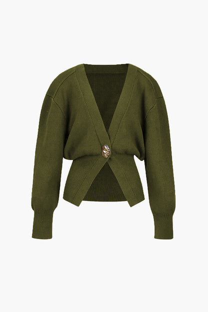 Dames Elegant Vest met Gouden Knopen – Zacht & Stijlvol