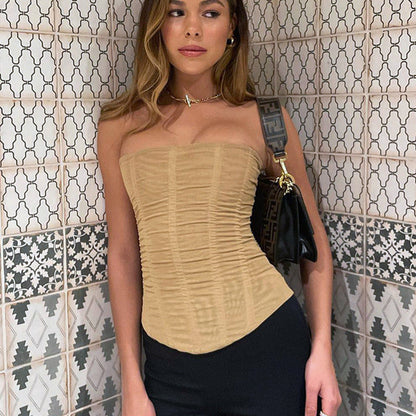 Magic | Gouden Stretch Corset Top