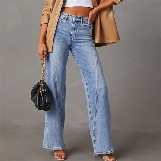Eevi | Wijde Denim Broek Dames – Wijde Pijpen – Comfort Fit