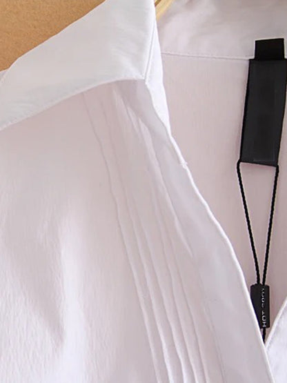 Jasmin | Getailleerde Katoenen Body Blouse voor Dames