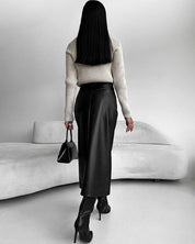 Barea | Vegan Rok met Hoge Taille