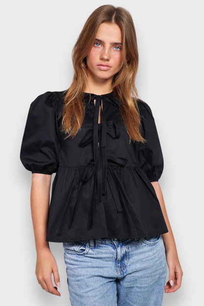 Ana | Blouse met Pofmouwen voor Dames - Trendy & Stijlvol