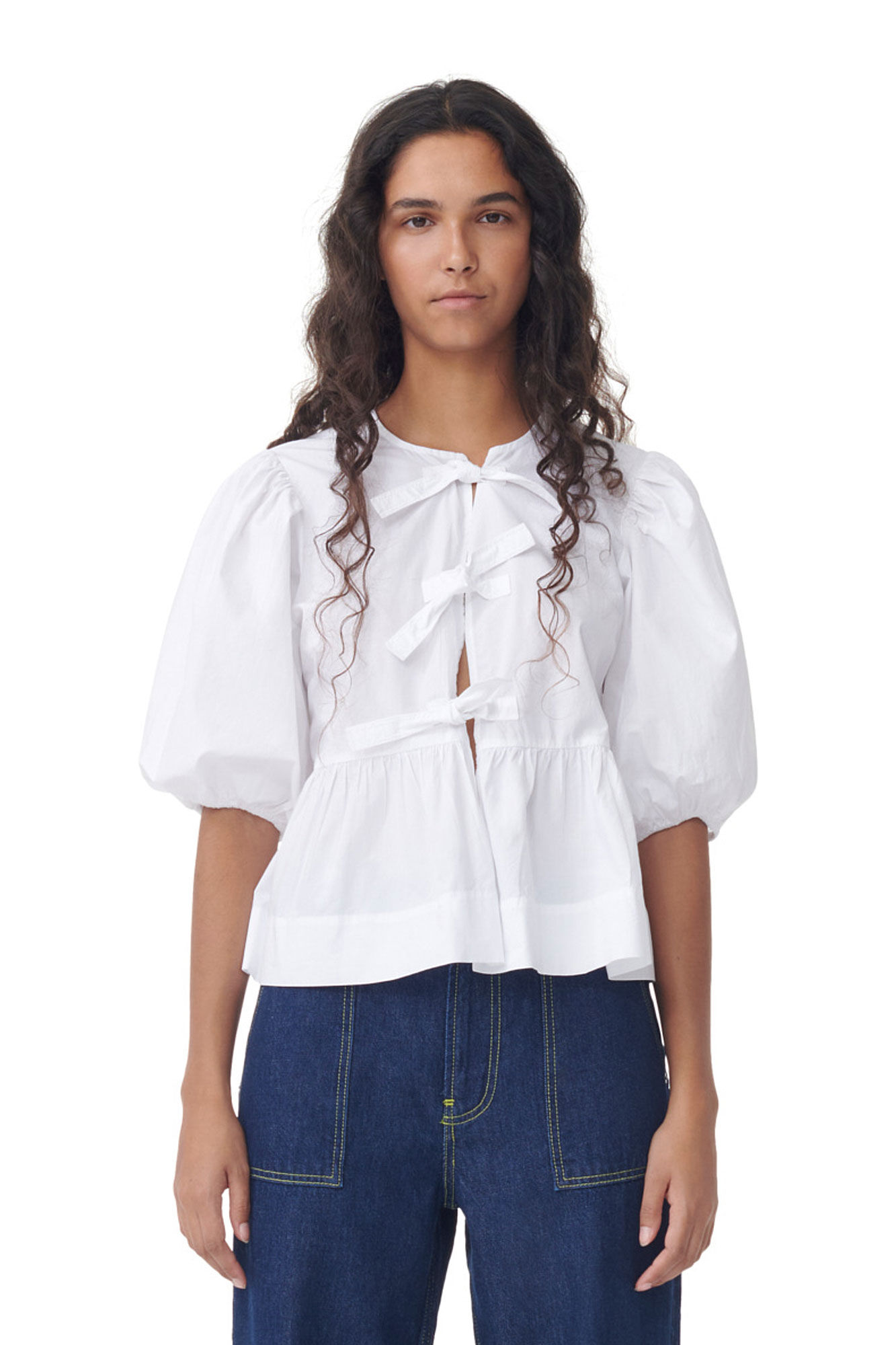 Ana | Blouse met Pofmouwen voor Dames - Trendy & Stijlvol