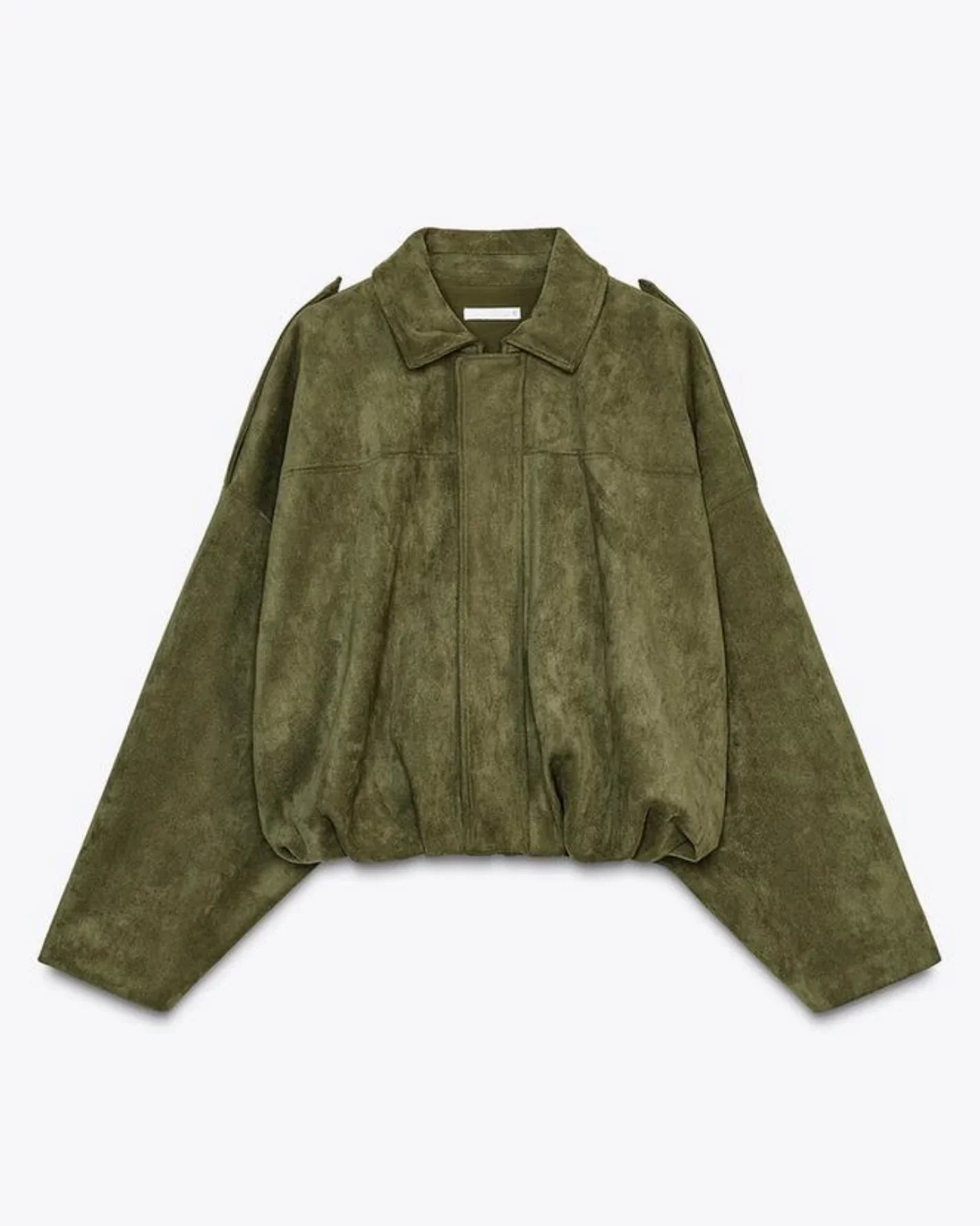 Fabiane | Oversized Suède Leren Jas voor Dames – Warm & Stijlvol