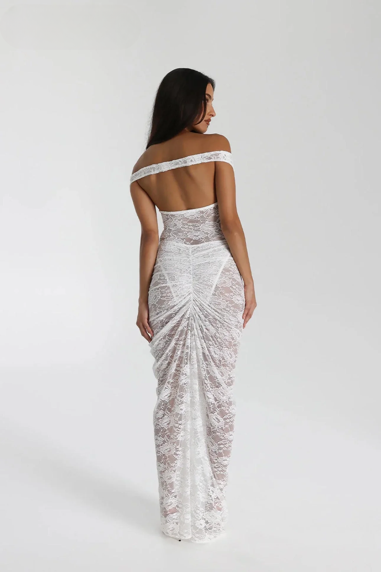 Oriana | Luxe Midi Jurk van Kant– Elegant & Tijdloos Design