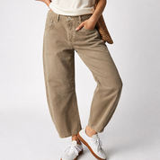 Mae | Comfortabele, Wijde Broek Dames - Trendy Ballonbroek