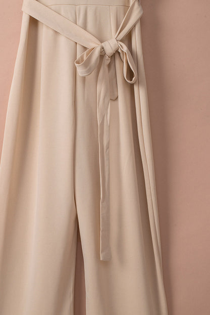 Ariah | Elegante Beige Jumpsuit - Verfijnd en Tijdloos