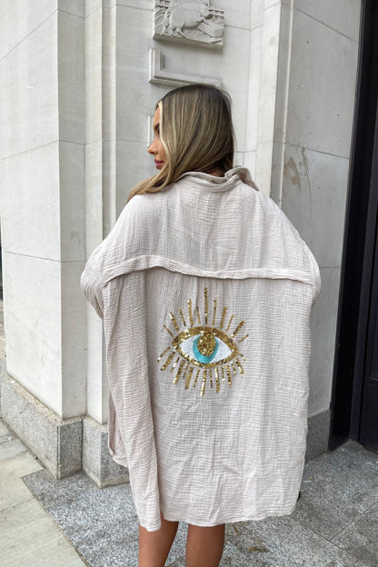 Vedra | Ibiza Eye Oversized Blouse