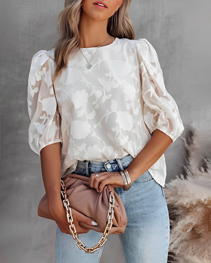 Gratia | Dames Blouse met Bloemenprint en Elegant Design