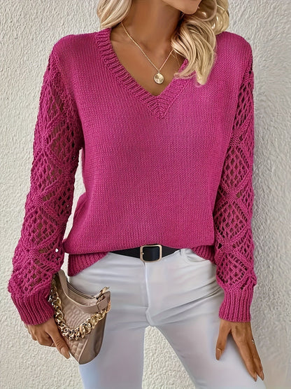 Catto | Trendy Trui voor Dames met V-hals