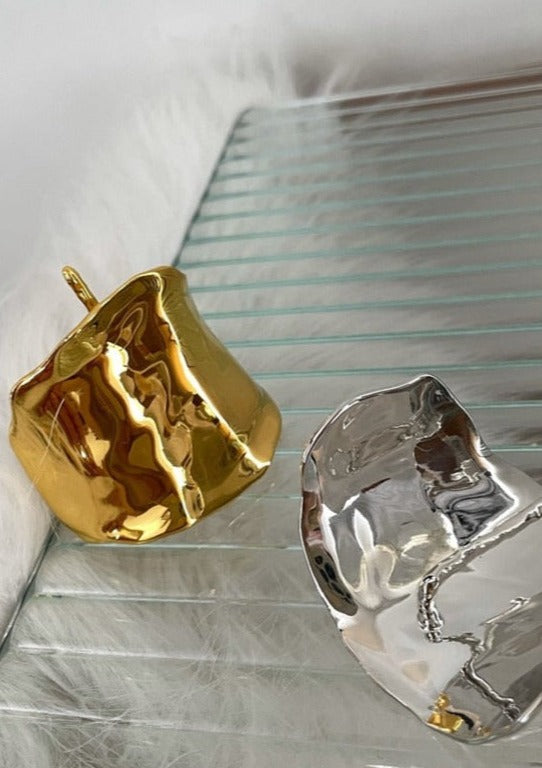 Ilana | Minimalistische Hair Cuff – Goud of Zilver Metaal