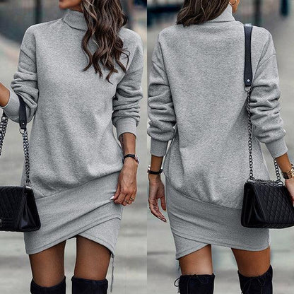 Yalena | Gebreide Herfst Sweater Dress – Warme Herfstjurk Dames