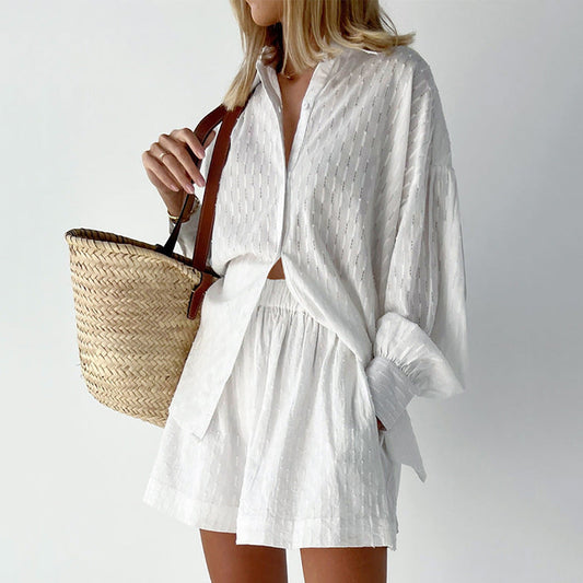 Florance | Zomerset met luchtige blouse en short voor Dames