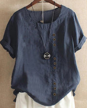 Milara | Stijlvol en Veelzijdig T-shirt met Ronde Hals voor Vrouwen