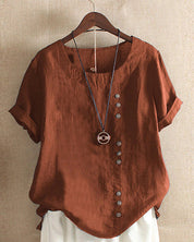 Milara | Stijlvol en Veelzijdig T-shirt met Ronde Hals voor Vrouwen