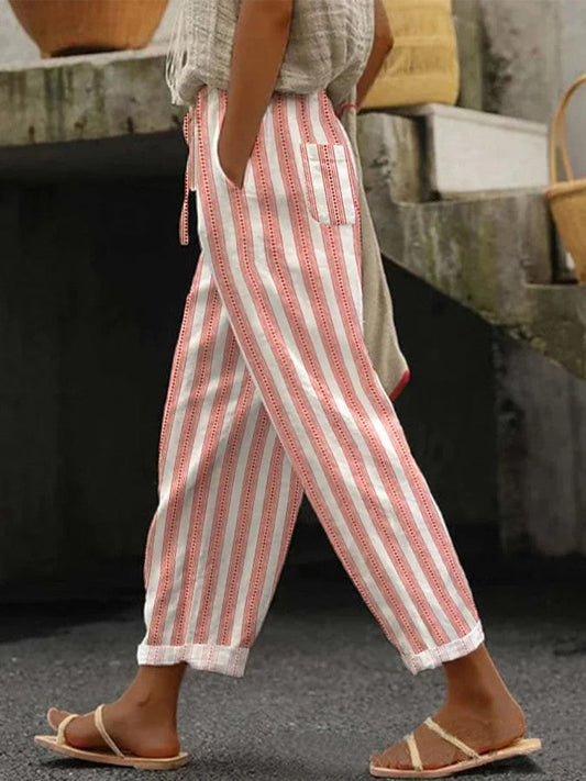 Desti | Gestreepte Zomer Broek