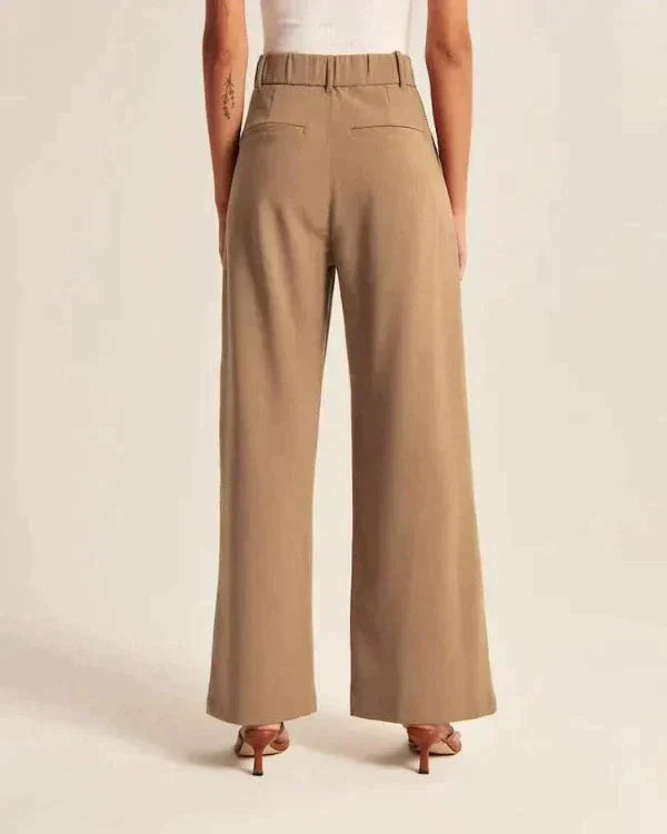 Hoge Taille Wijde Pijpen Pantalon
