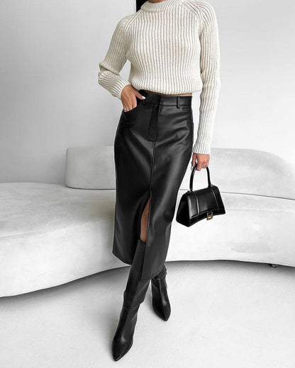 Barea | Vegan Rok met Hoge Taille
