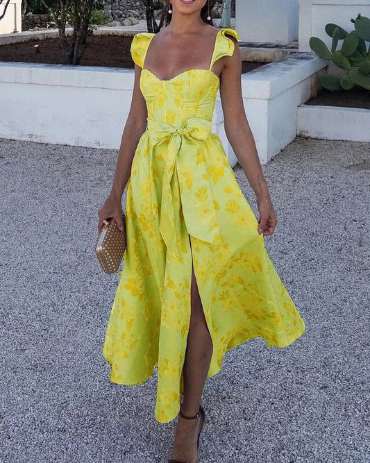 Robine | Ruffle Midi Zomerjurk