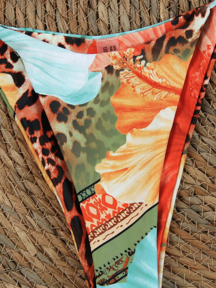 Louaya | Tropische 3-Delige Bikini Set