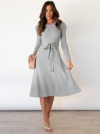 Youra | Elegante gebreide Midi Jurk