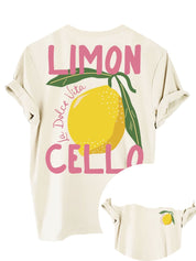 Limoncello | Trendy Zomers Shirt voor Dames met Citroen Print
