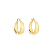 Aiko | Flat Hoops 25mm Oorbellen