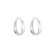 Aiko | Flat Hoops 25mm Oorbellen