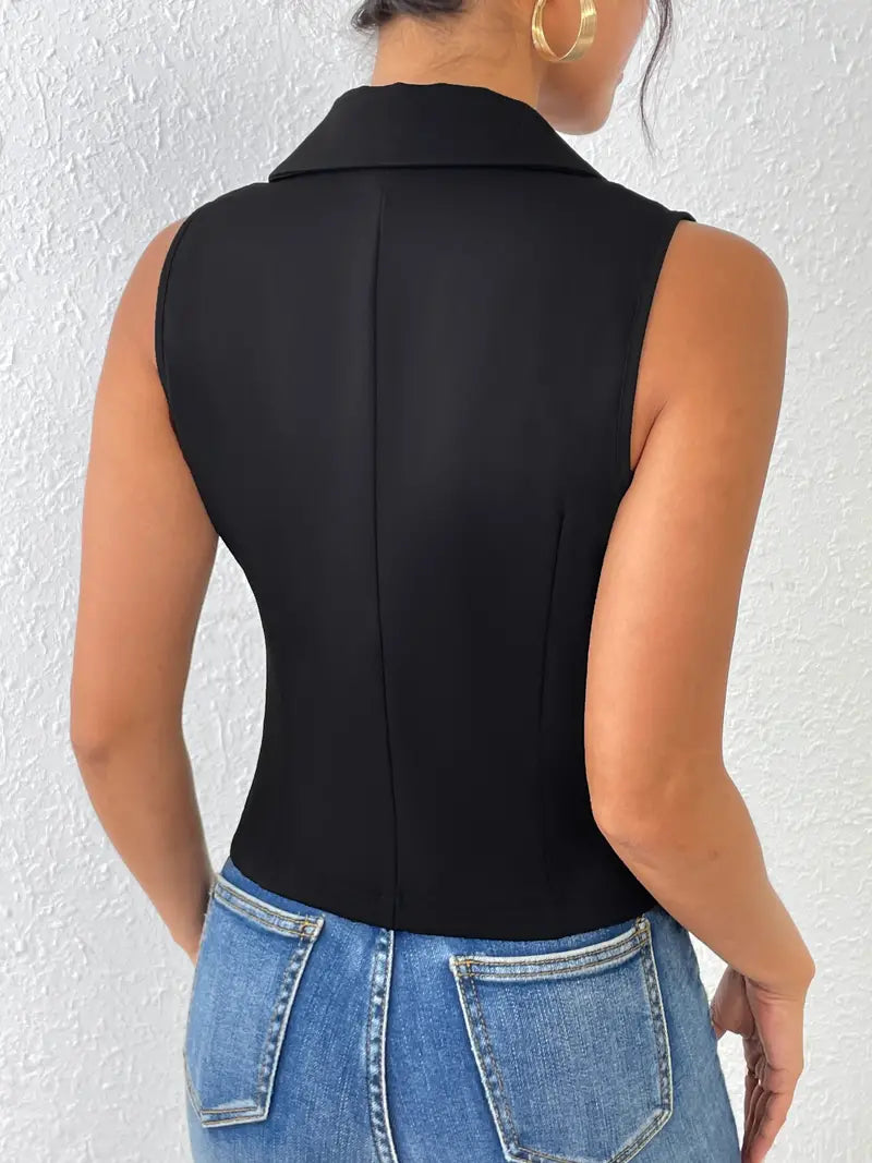 Anic | Elegant Dames Gilet – Getailleerd Model & Verstelbaar