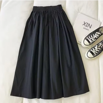 Myra | Wijde Rok Met Hoge Taille